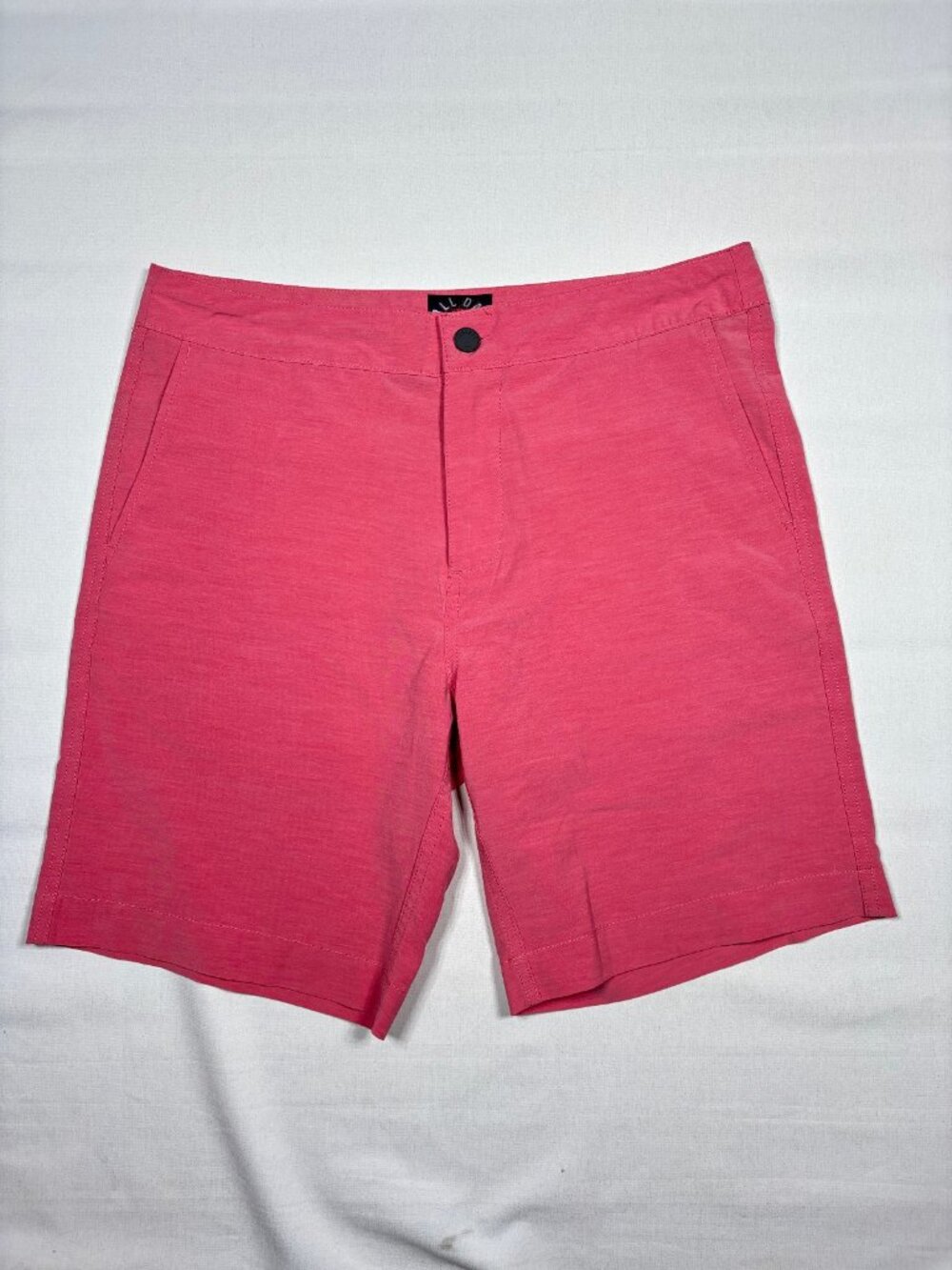 Faherty All Day Shorts Mens 32 Fits 33 Pink Sunrose Hybrid Swim Board Trunks